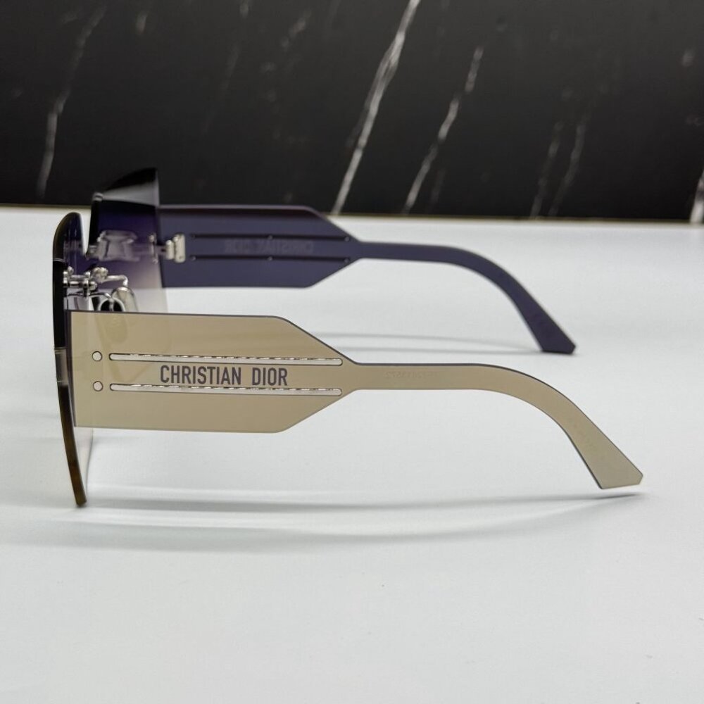 NEW DIORCLUB M5U F0A5 DIOR GREY WOMEN DIOR SUNGLASSES - Picture 8 of 13